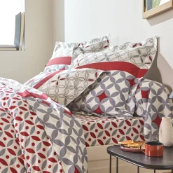 Bedlinnen Marlow, katoen met geometrische motieven