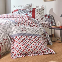 Bedlinnen Marlow, katoen met geometrische motieven