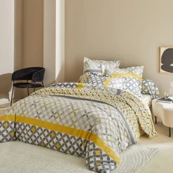 Bedlinnen Marlox in katoen met geometrische motieven