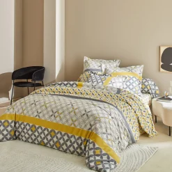 Bedlinnen Marlox in katoen met geometrische motieven