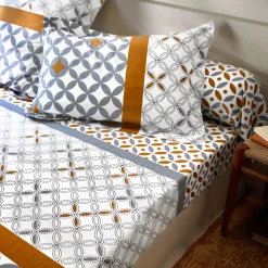 Bedlinnen Marlox in katoen met geometrische motieven