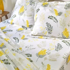 Bedlinnen Mimosa in katoen met bloemenprint
