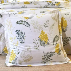 Bedlinnen Mimosa in katoen met bloemenprint