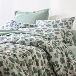 Bedlinnen Petunia in bedrukt flanel