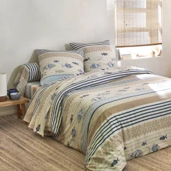 Bedlinnen Riviera in katoen met vissenprint