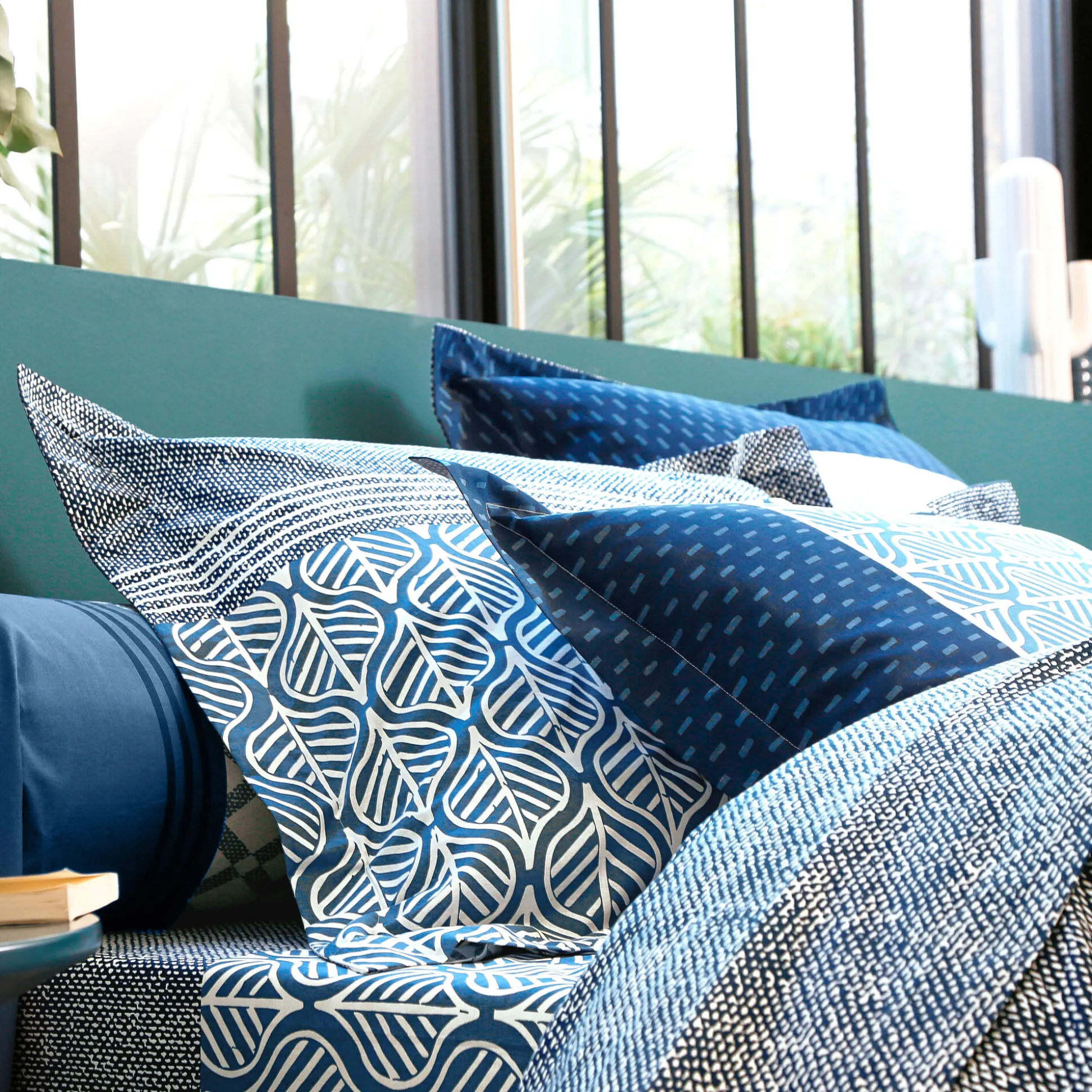 Bedlinnen Tommy in katoen met geometrische print