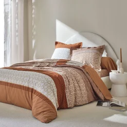 Bedlinnen Tommy in katoen met geometrische print