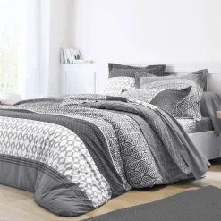 Bedlinnen Tommy in katoen met geometrische print