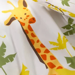 Bedlinnen voor kinderen Jungle, met dierenprint, voor 1 persoon - katoen