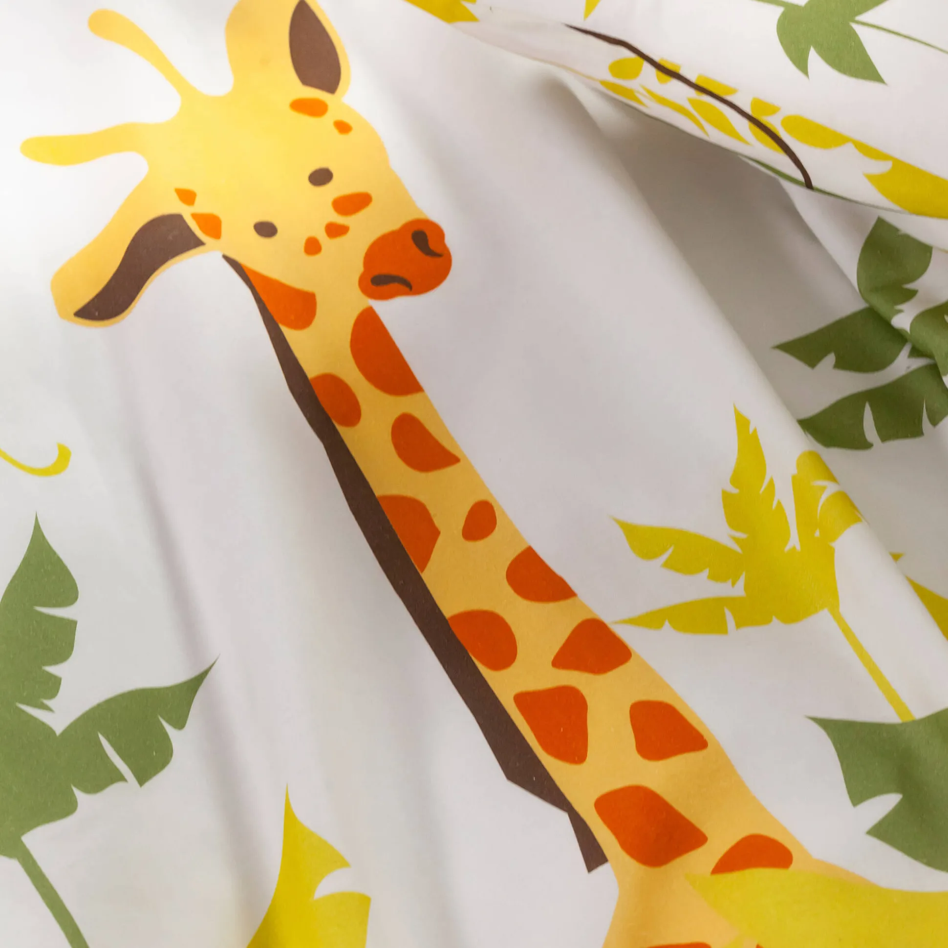 Bedlinnen voor kinderen Jungle, met dierenprint, voor 1 persoon - katoen