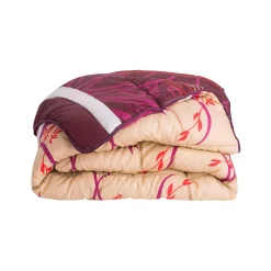 Bedrukt dekbed in microvezel Floral 400 g/m2