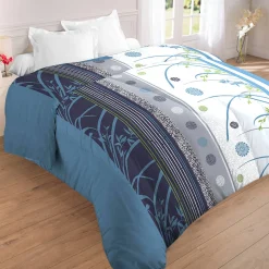 Bedrukt dekbed in microvezel Floral 200 g/m2