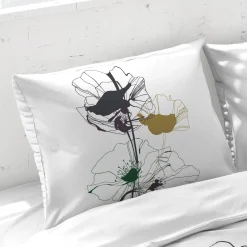 Bedrukt katoenen Poppy beddengoed