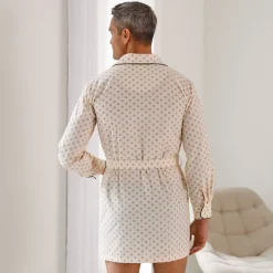 Bedrukt pyjamajasje - popeline van polykatoen