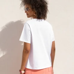 Bedrukt T-shirt, loose volume