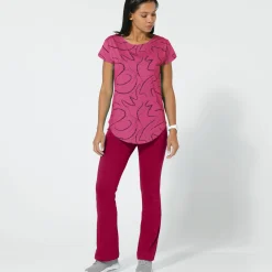 Bedrukt T-shirt met korte mouwen