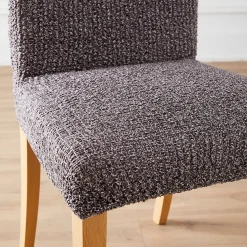 Bedrukte en gewafelde bi-rekbare stoelhoes in microvezel