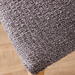 Bedrukte en gewafelde bi-rekbare stoelhoes in microvezel