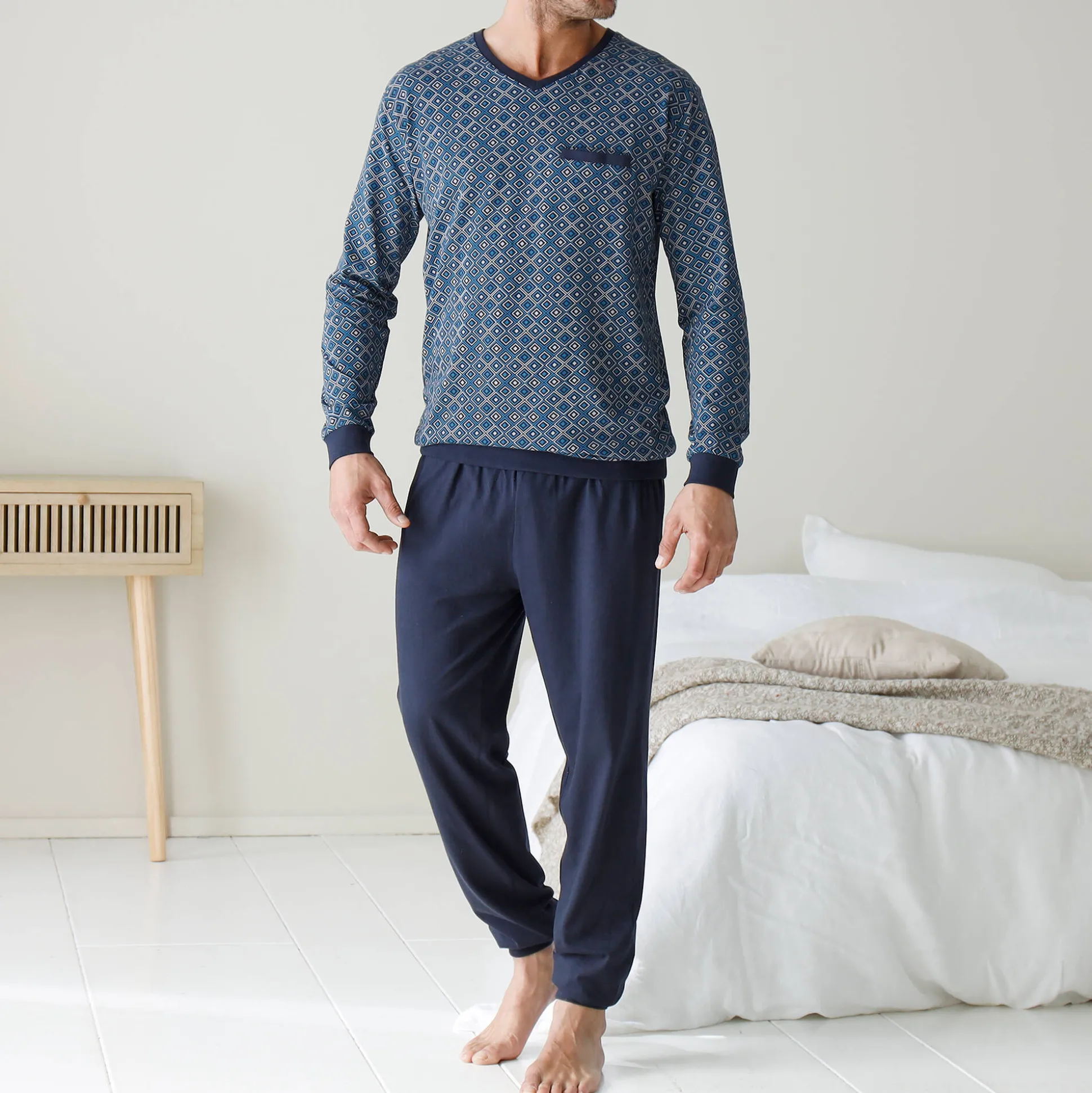 Bedrukte pyjama