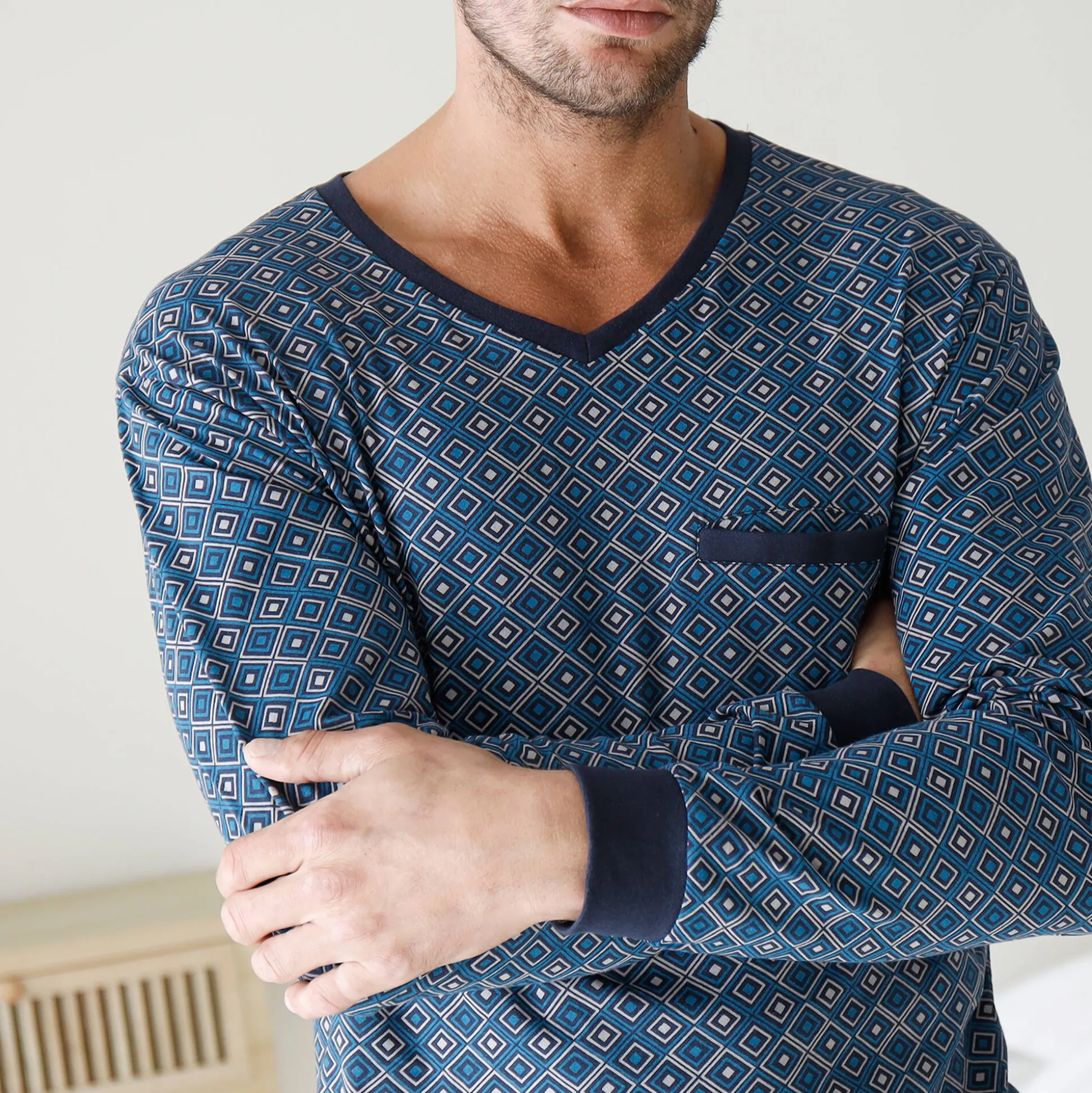 Bedrukte pyjama