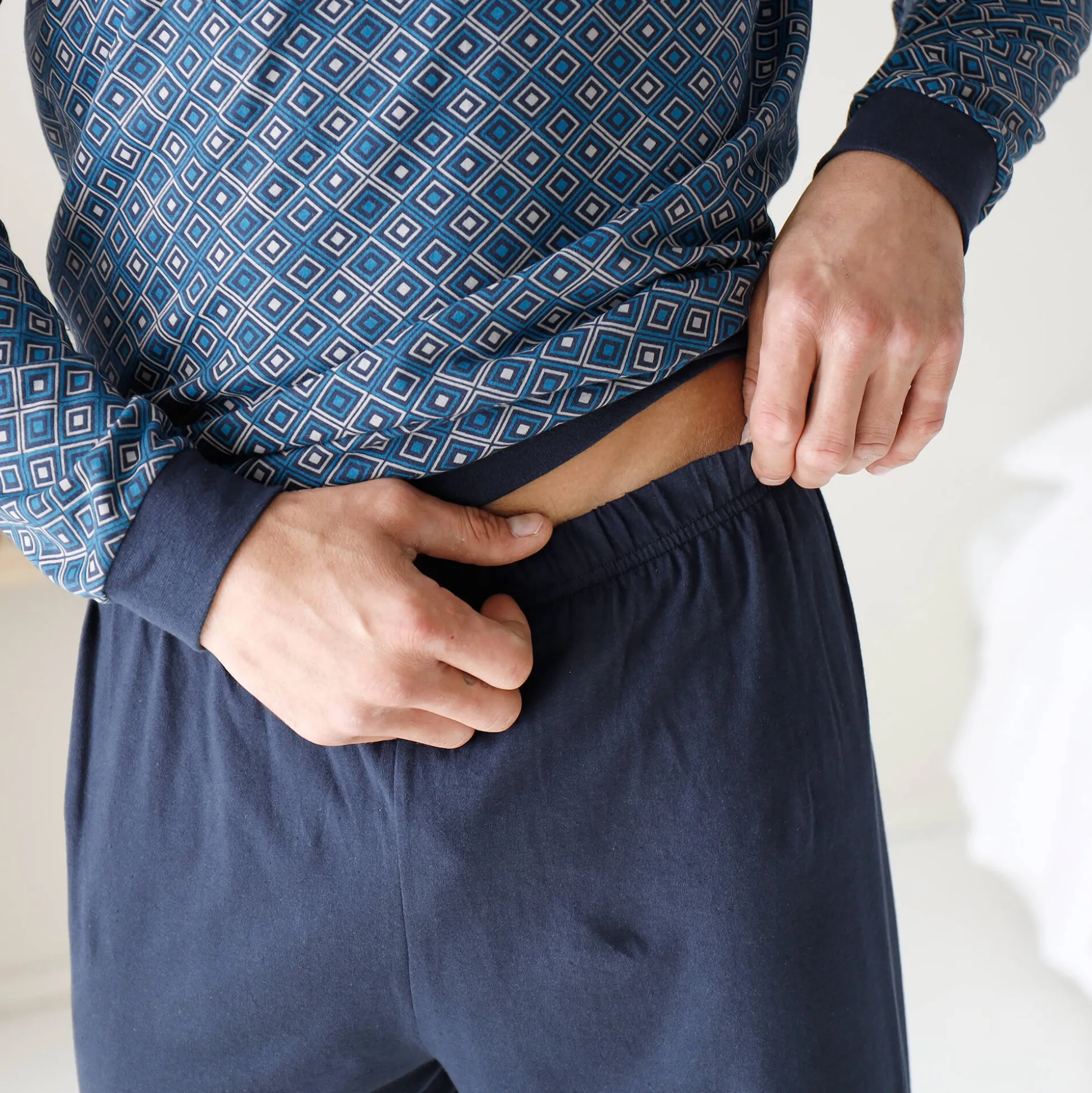 Bedrukte pyjama