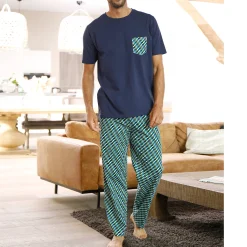 Bedrukte pyjamabroek