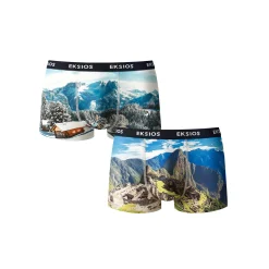 Bedrukte stretch microvezel boxershorts - set van 2