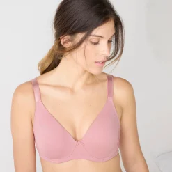 Beha in omhullend model, met voorgevormde cups 'Pantaleo' - met flexibele beugels