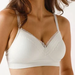Beha in topjesmodel van stretchtricot Agathe - zonder beugels