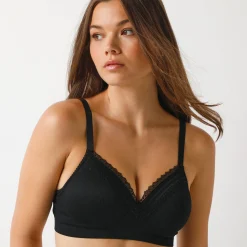 Beha in topjesmodel van stretchtricot Agathe - zonder beugels