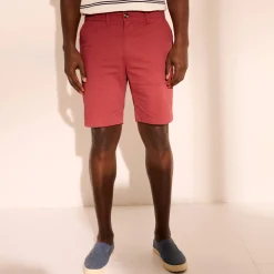 Bermuda chino uni toile sergé stretch morphologie classique