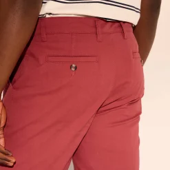Bermuda chino uni toile sergé stretch morphologie classique