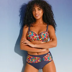 Bikinibeha Toboki met cups en beugels - balconnetmodel
