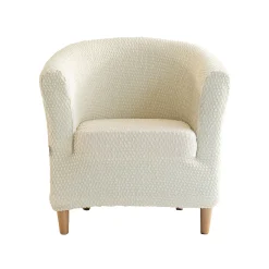 Bi-rekbare, gewafelde fauteuil- en kuipzetelhoes