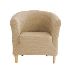 Bi-rekbare, gewafelde fauteuil- en kuipzetelhoes