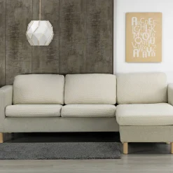 Bi-rekbare, gewafelde hoes voor chaise longue