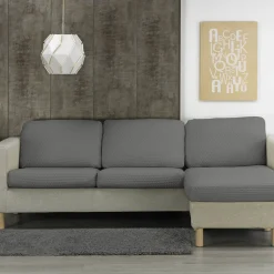 Bi-rekbare, gewafelde hoes voor chaise longue