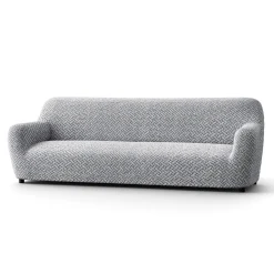 Bi-rekbare, grafische hoes in gewafelde microvezel voor fauteuil en zetel