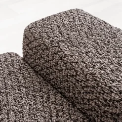 Bi-rekbare, grafische hoes in gewafelde microvezel voor fauteuil en zetel