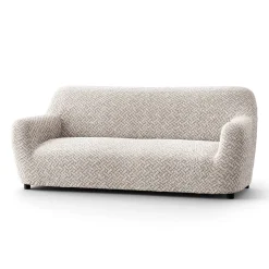 Bi-rekbare, grafische hoes in gewafelde microvezel voor fauteuil en zetel