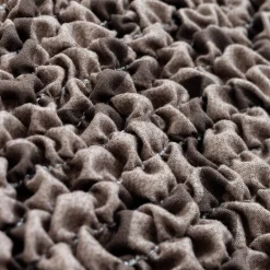Bi-rekbare, grafische stoelhoes in gewafelde microvezel