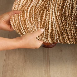 Bi-rekbare hoes in microvezel met golvenmotief, voor fauteuil en zitbank