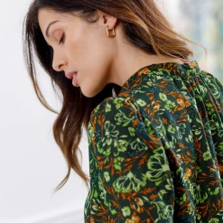 Bloes met bloemenprint