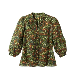 Bloes met bloemenprint