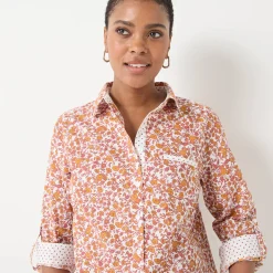 Bloes met bloemenprint