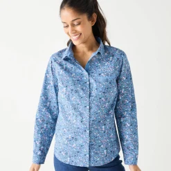 Bloes met bloemenprint