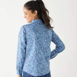 Bloes met bloemenprint