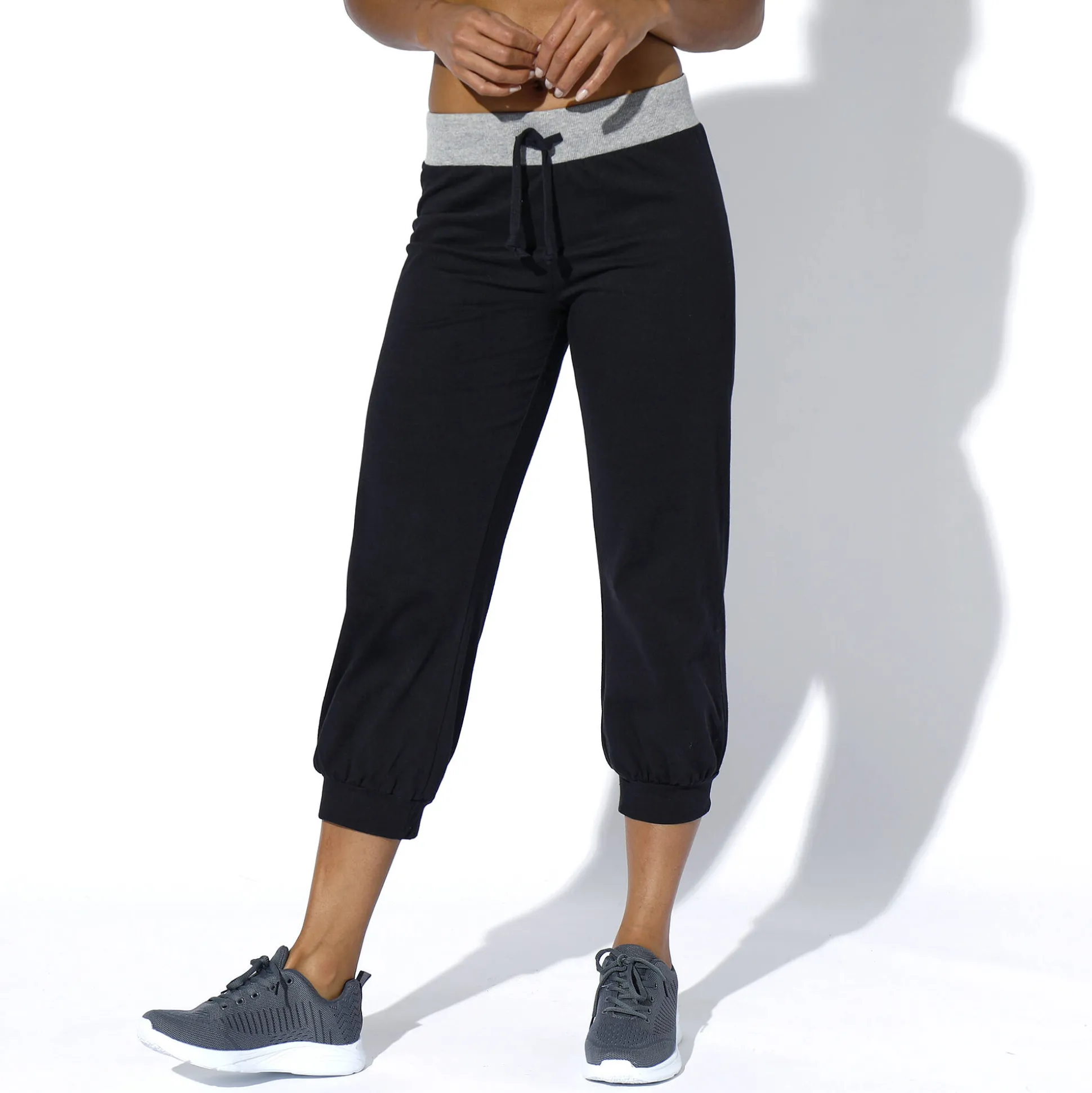 Bloezende 3/4-broek in tricot
