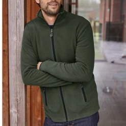 Blouson in microfleecetricot met rits
