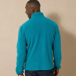 Blouson in microfleecetricot met rits